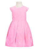 ALLOVIN Girls and Toddler Sleeveless A-Line Lace Party Dress Flower Girl Princess Dress with Beaded Bowknot 2-12 Years