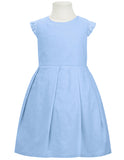 ALLOVIN Girls and Toddler Sleeveless A-Line Lace Party Dress Flower Girl Princess Dress with Beaded Bowknot 2-12 Years