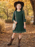 Dark Green 3/4 Sleeve